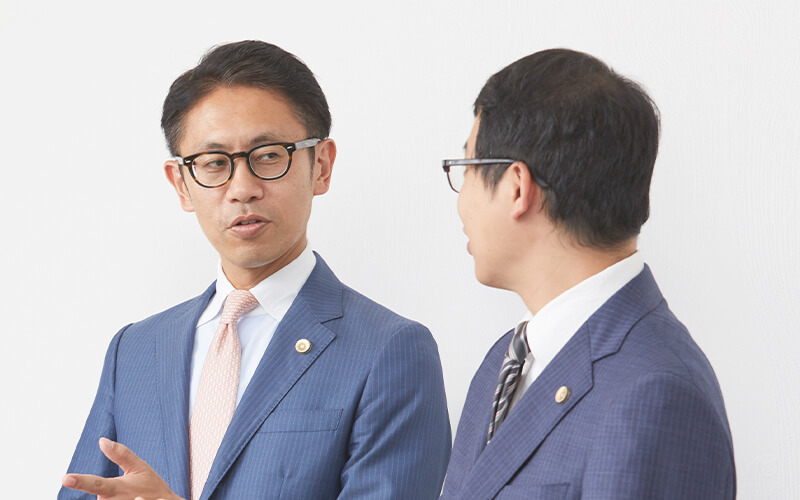 まずはお電話ください。違いがわかります 弁護士 長田弘樹 谷川聖治