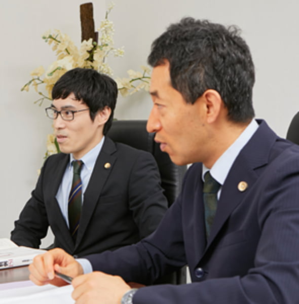 選ばれる理由04 弁護士 佐久間明彦 志賀勇雄