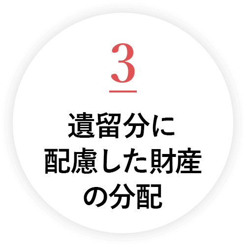 遺留分に配慮した財産の分配