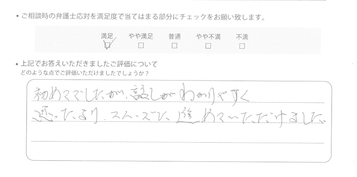 お客様の感謝の声